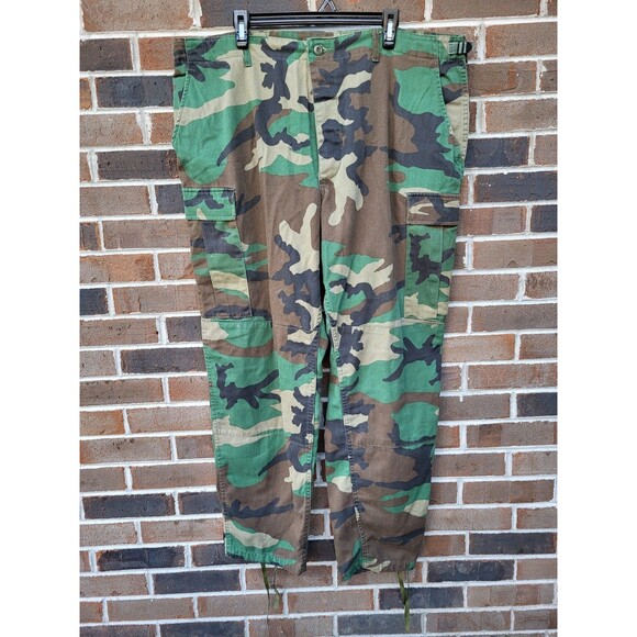 Vintage Propper Pants Mens XL Regular Woodland Camo BDU Ripstop 1998 - Picture 1 of 10